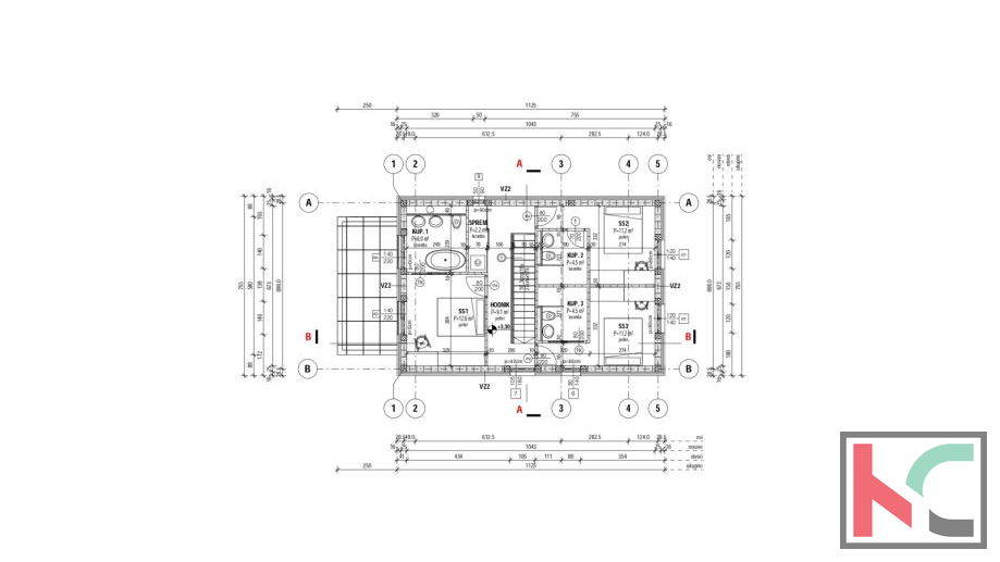 Istria, Svetvinčenat, building plot 547m2 with valid building permit, #sale