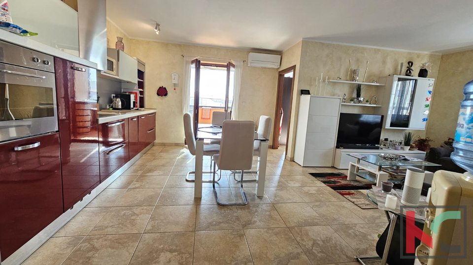 Liznjan, apartment on two floors with a beautiful view of the sea, 120m2 #sale