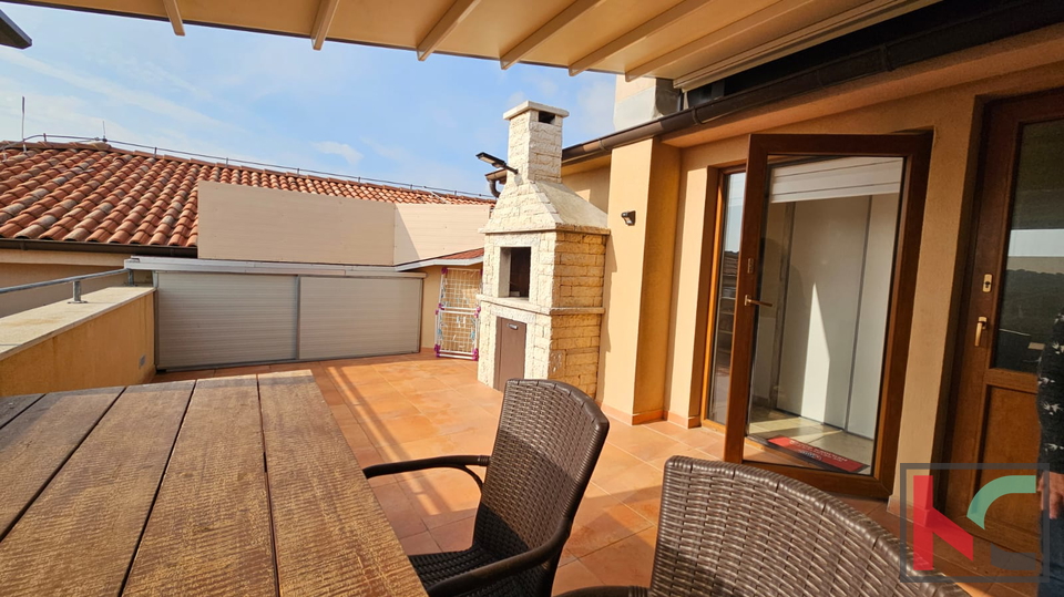 Liznjan, apartment on two floors with a beautiful view of the sea, 120m2 #sale