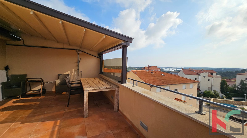 Liznjan, apartment on two floors with a beautiful view of the sea, 120m2 #sale