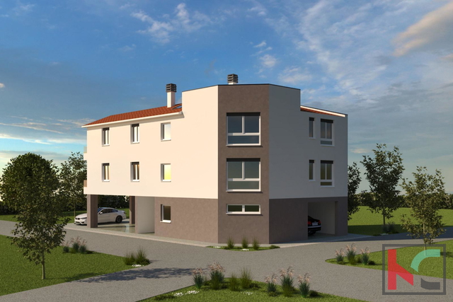 Pula, apartment 62.51m2 2 bedrooms + living room with garage in a new building, #for sale