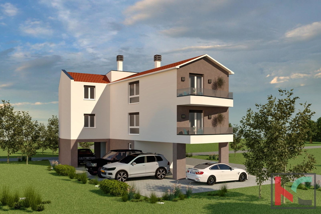 Pula, apartment 42.43 m2 1 bedroom + living room, new building, #sale