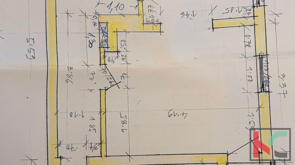 PULA&comma; VIDIKOVAC&comma; DVOSOBNI STAN NA PRVOM KATU&comma; 54&comma;06 M2 &num;PRODAJA