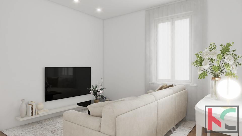 ISTRA, PULA, CENTAR, KOMPLETNO RENOVIRAN STAN 46M2, PRILIKA, #PRODAJA