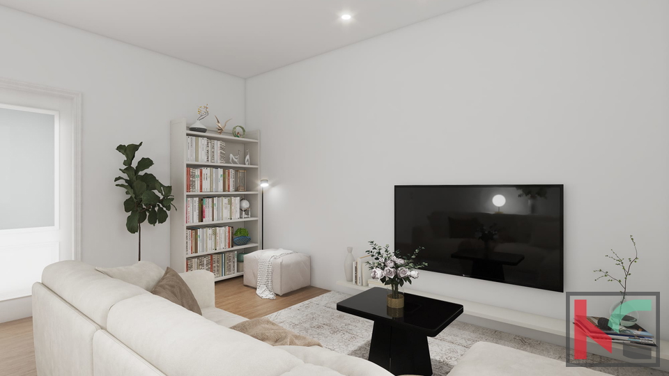 ISTRA, PULA, CENTAR, KOMPLETNO RENOVIRAN STAN 46M2, PRILIKA, #PRODAJA