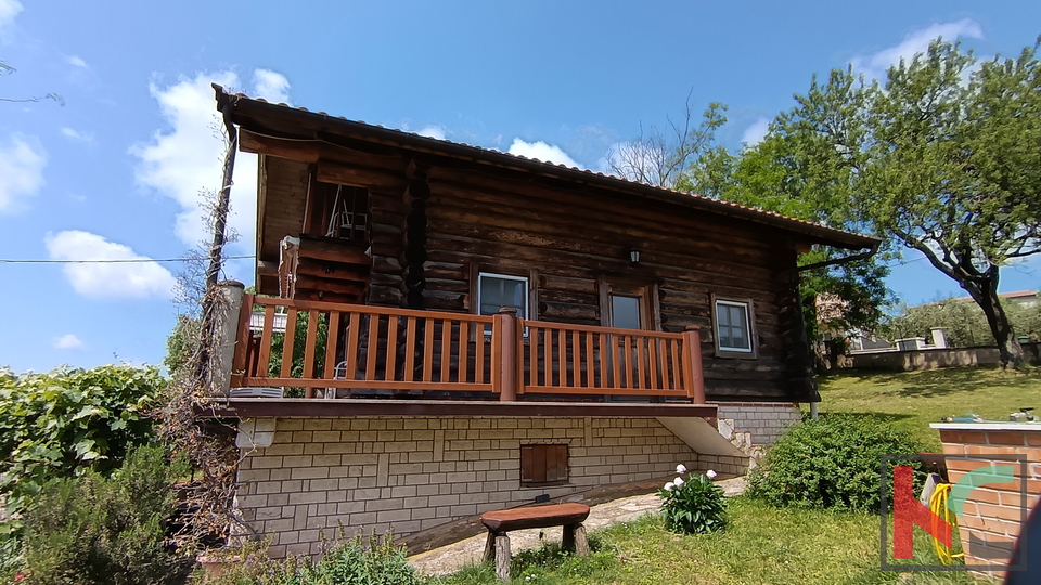 ISTRA, POREČ, JEDINSTVENA DRVENA KUĆA S POGLEDOM NA MORE, #PRODAJA