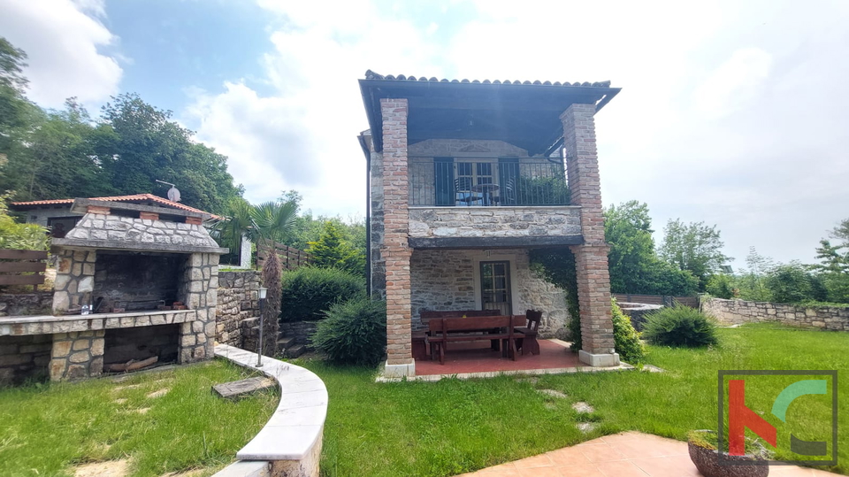 ISTRA, TINJAN,  KAMENA VILA SA BAZENOM, # PRODAJA