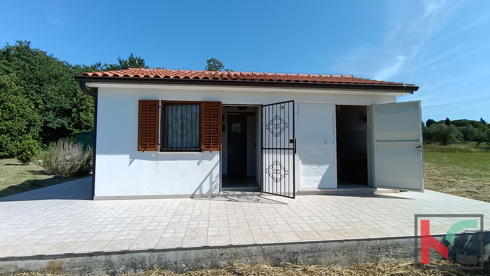 ISTRA, OKOLICA ROVINJA, VIKENDICA S VELIKIM ZEMLJIŠTEM U BLIZINI MORA, #PRODAJA