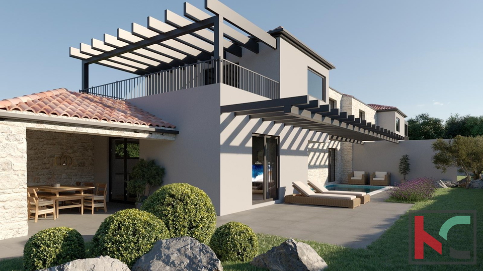 ISTRA, ŠIŠAN, DUPLEX VILA SA BAZENOM, #PRODJA