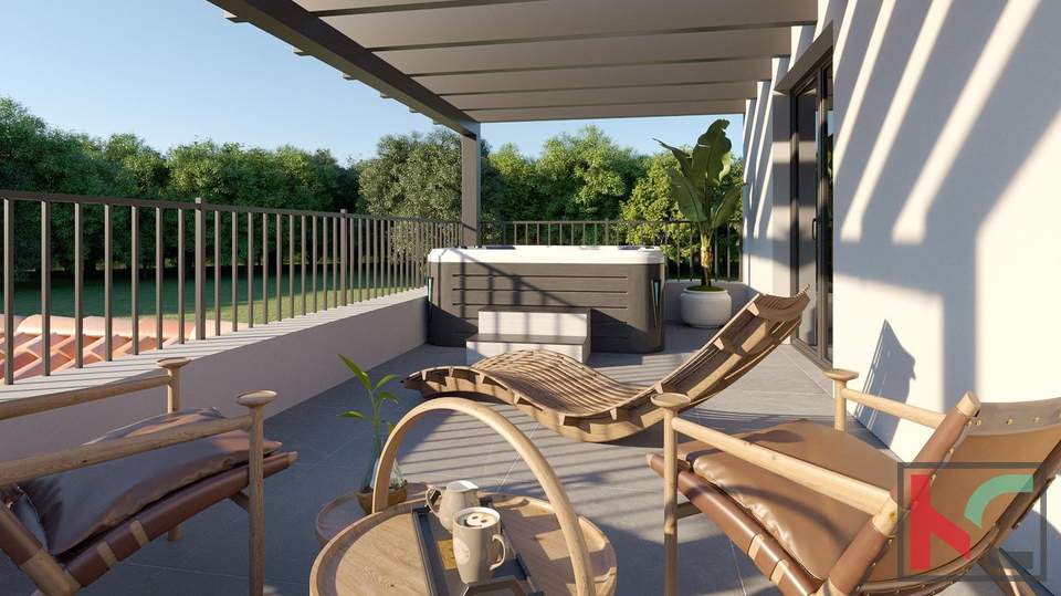 ISTRA, ŠIŠAN, DUPLEX VILA SA BAZENOM, #PRODJA