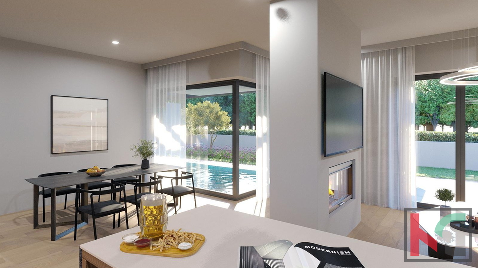 ISTRA, ŠIŠAN, DUPLEX VILA SA BAZENOM, #PRODJA