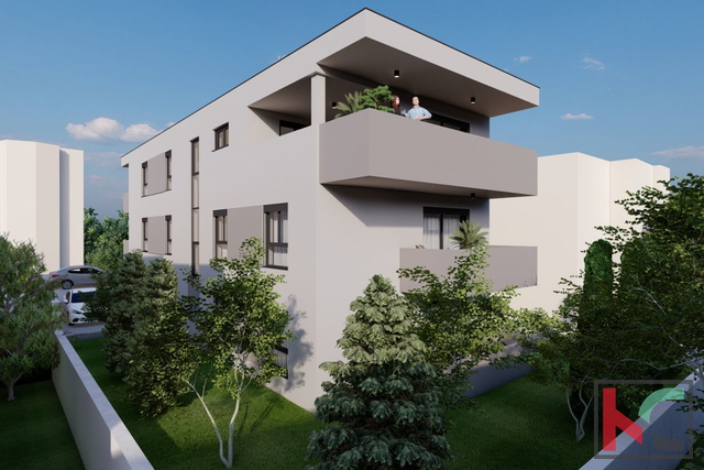 Projekt Monte Magno - moderna novogradnja v mirnem delu Pule