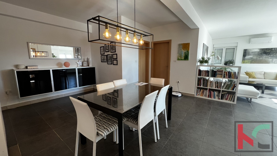 ISTRA, LIŽNJAN, PREKRASAN TROSOBNI STAN S POGLEDOM NA MORE #PRODAJA