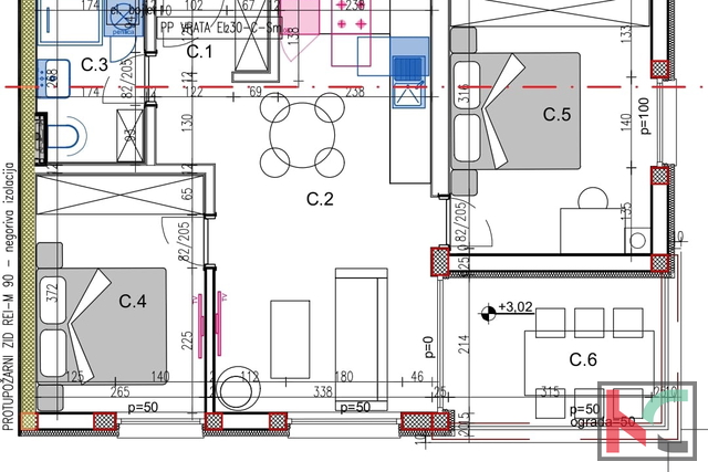 Apartment, 62 m2, For Sale, Pula