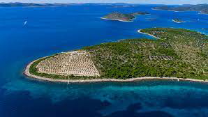 Ackerland zum Verkauf auf der Insel Žižnje, Dalmatien, Kroatien