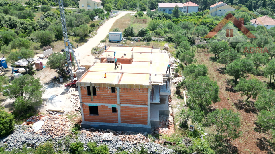 First floor apartment with sea view for sale, new building, Turanj, Zadar County, Croatia