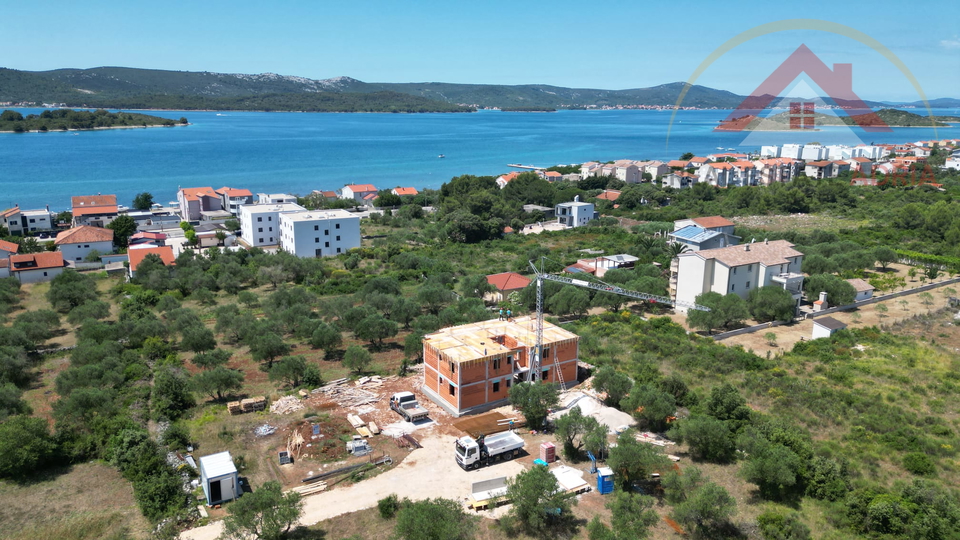 First floor apartment with sea view for sale, new building, Turanj, Zadar County, Croatia