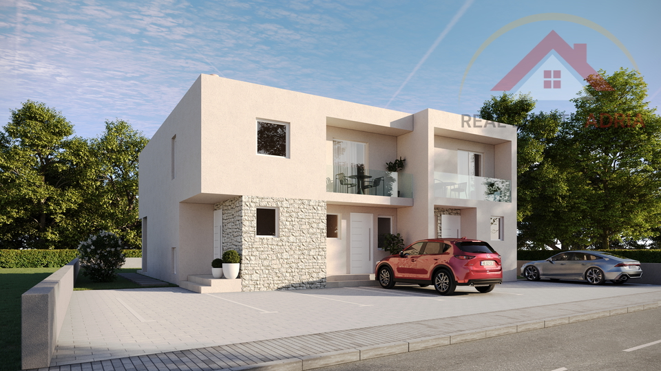 Terraced house with garden for sale, Vodice, Šibenik County, Croatia