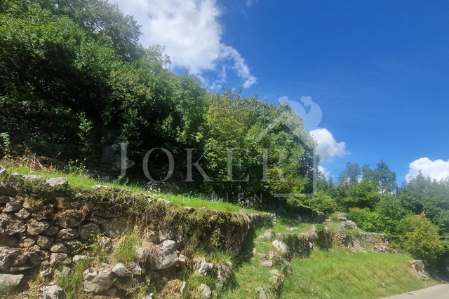građevinski teren sa otvorenim pogledom na cijeli Kvarnerski zaljev