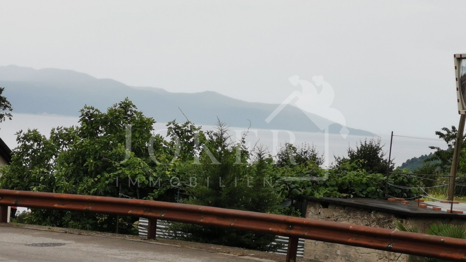 Građevinski teren sa otvorenim pogledom na cijeli Kvarner