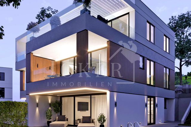 Lovran, stan sa panoramskim pogledom i bazenom