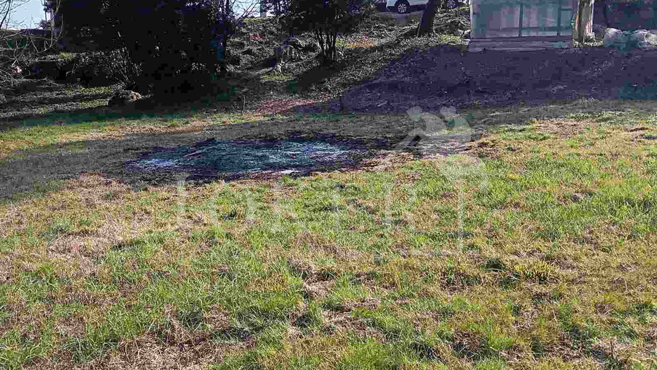 Građevinski teren sa otvorenim pogledom na cijeli Kvarner