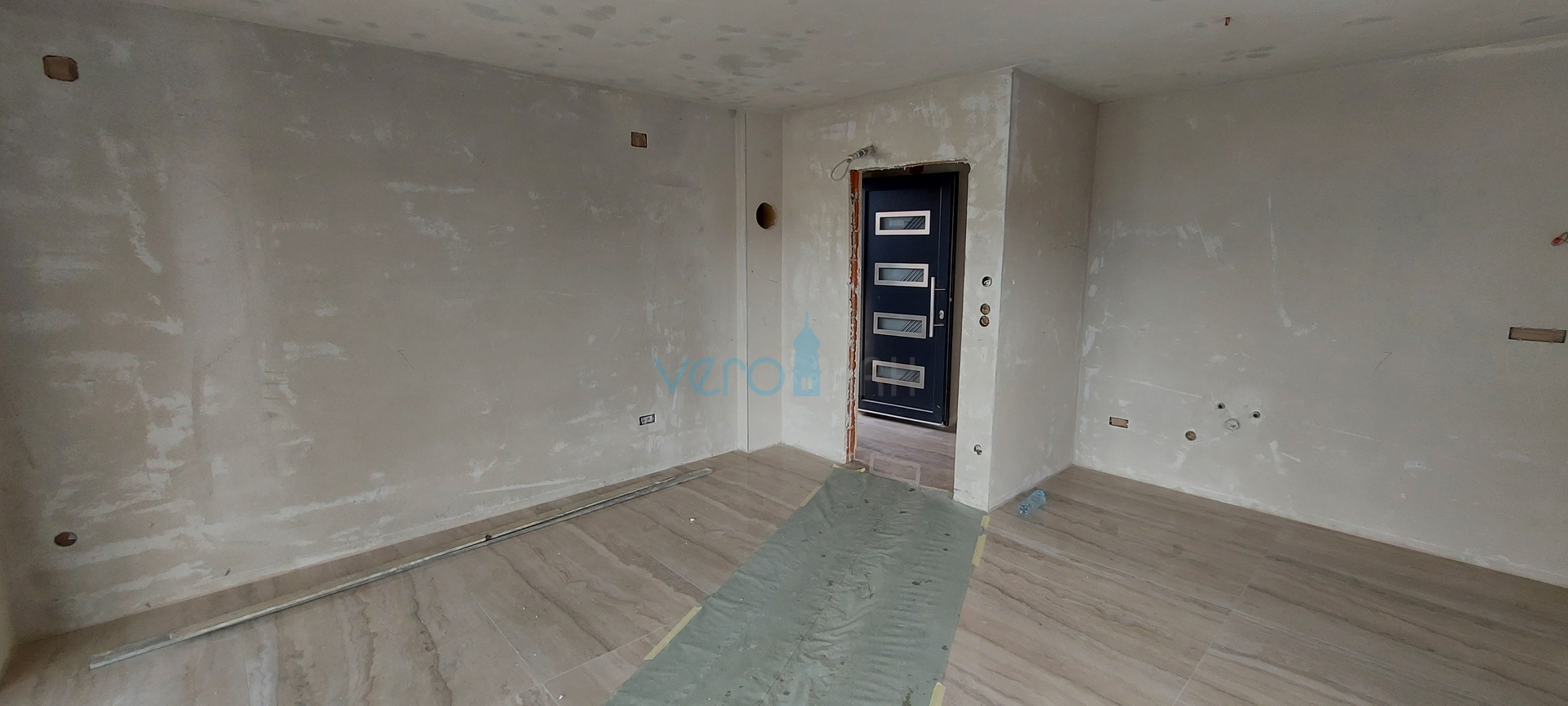 Malinska, okolica, 2S+DB stan u novogradnji s pogledom na more, prodaja