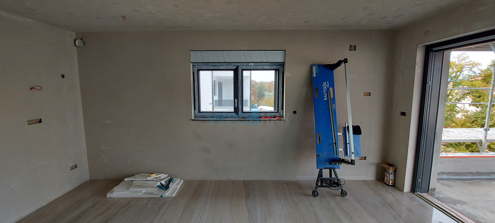 Malinska, okolica, 2S+DB stan u novogradnji s pogledom na more, prodaja