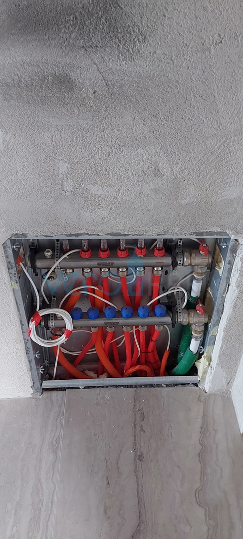 Malinska, okolica, 2S+DB stan u novogradnji s pogledom na more, prodaja