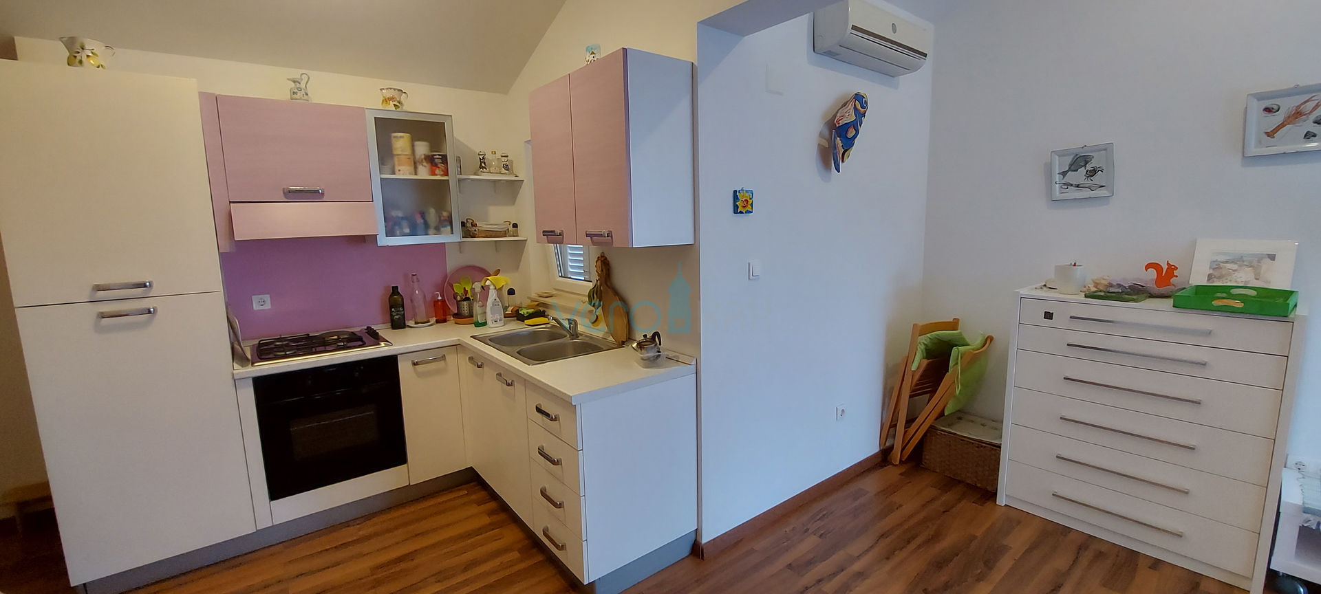 Šilo, island of Krk, apartment 44 m2, sea view, swimming pool, for sale