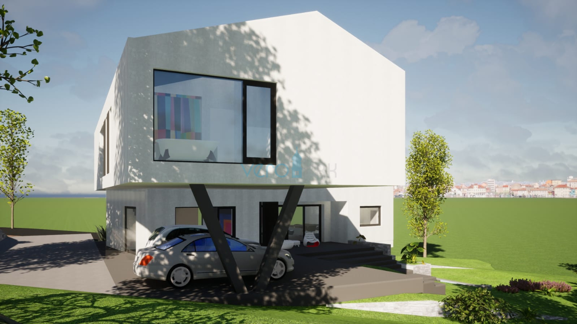 Vrbnik,Građevinsko zemljište 1231 m2,top lokacija,pogled,prodaja