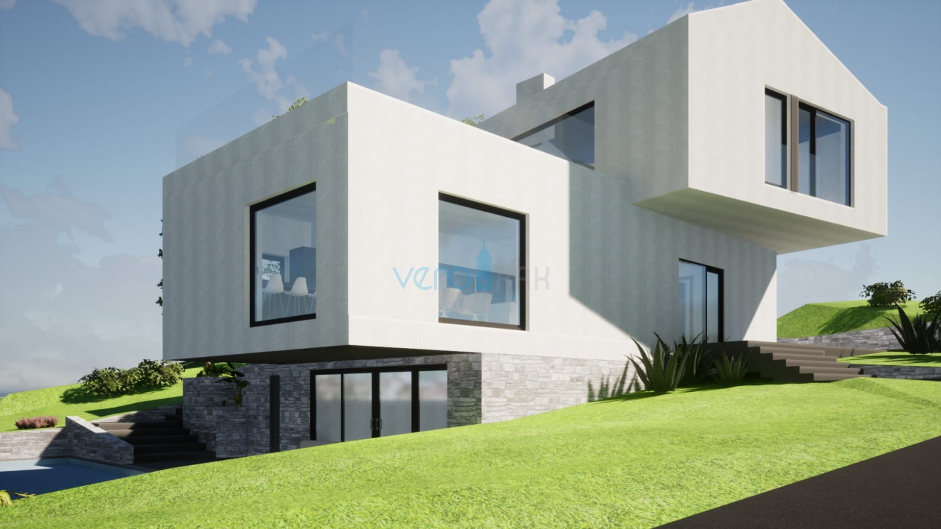 Vrbnik,Građevinsko zemljište 1231 m2,top lokacija,pogled,prodaja