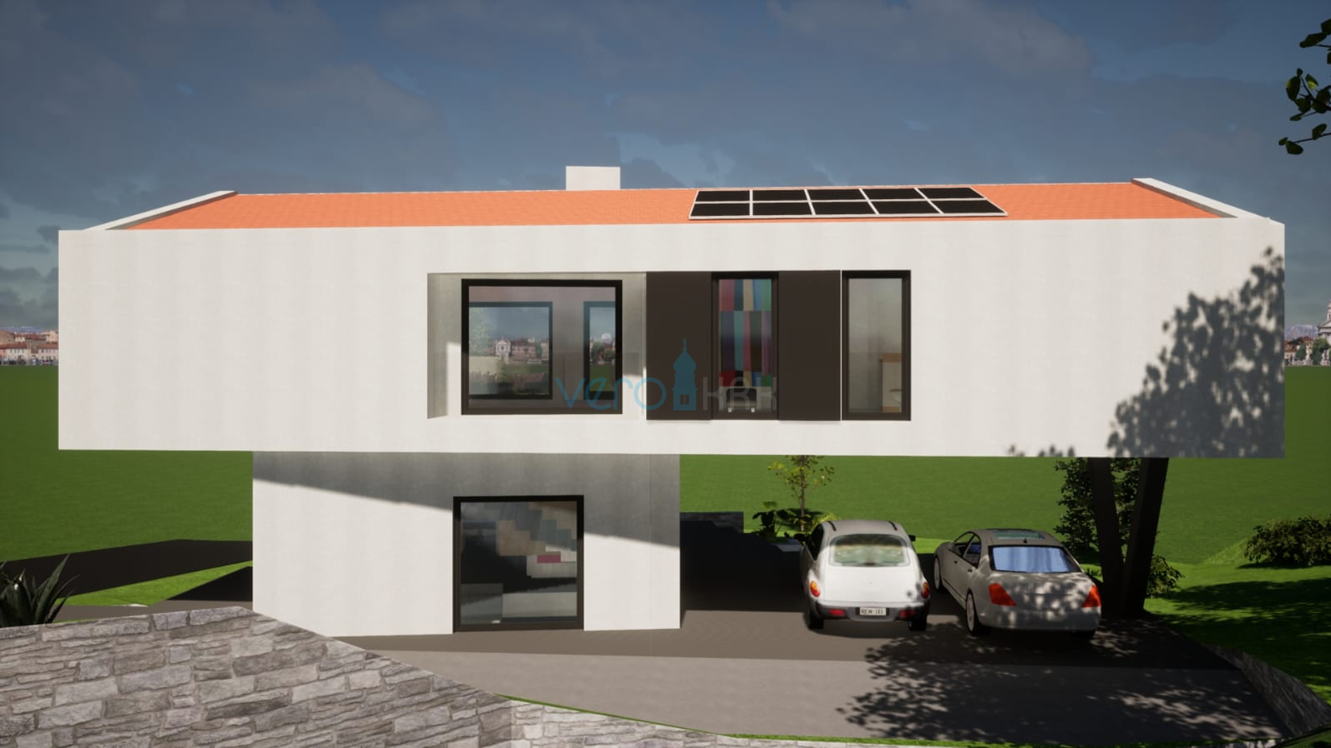 Vrbnik,Građevinsko zemljište 1231 m2,top lokacija,pogled,prodaja