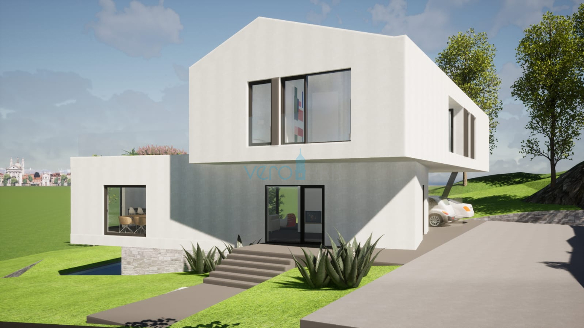 Vrbnik,Građevinsko zemljište 1231 m2,top lokacija,pogled,prodaja