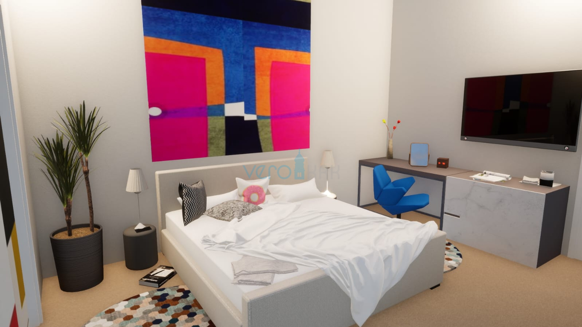 Vrbnik,Građevinsko zemljište 1231 m2,top lokacija,pogled,prodaja