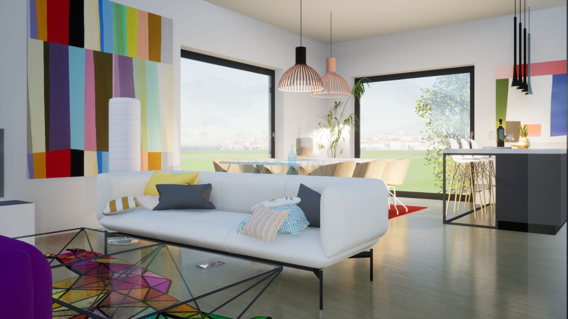 Vrbnik,Građevinsko zemljište 1231 m2,top lokacija,pogled,prodaja