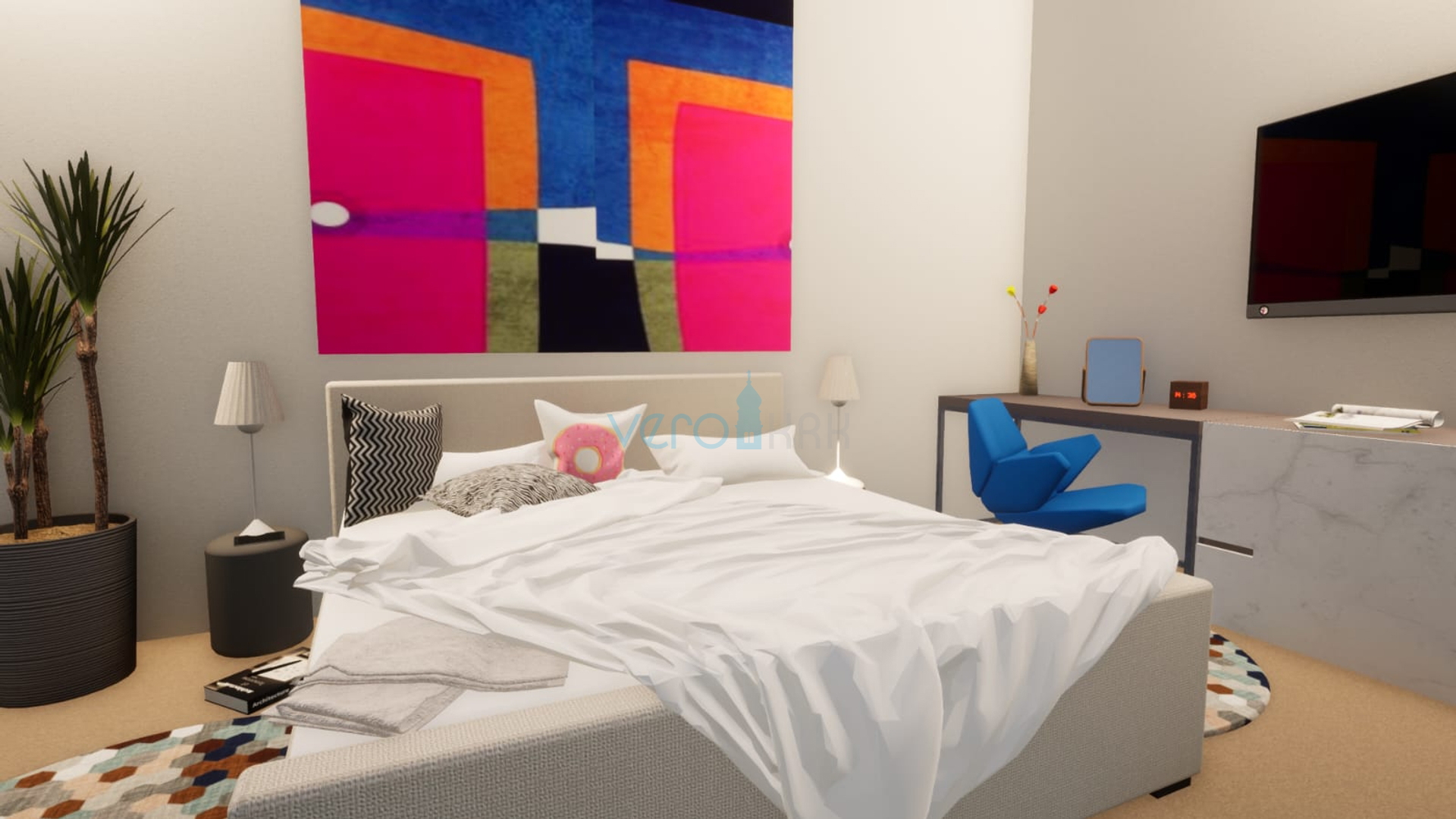 Vrbnik,Građevinsko zemljište 1231 m2,top lokacija,pogled,prodaja