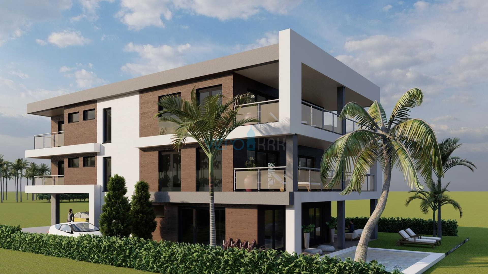 Vrbnik, otok Krk, stan 175 m2, 1. kat, terasa 40 m2, prodaja