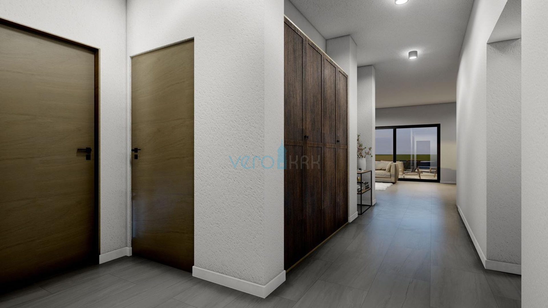 Vrbnik, otok Krk, stan 175 m2, 1. kat, terasa 40 m2, prodaja