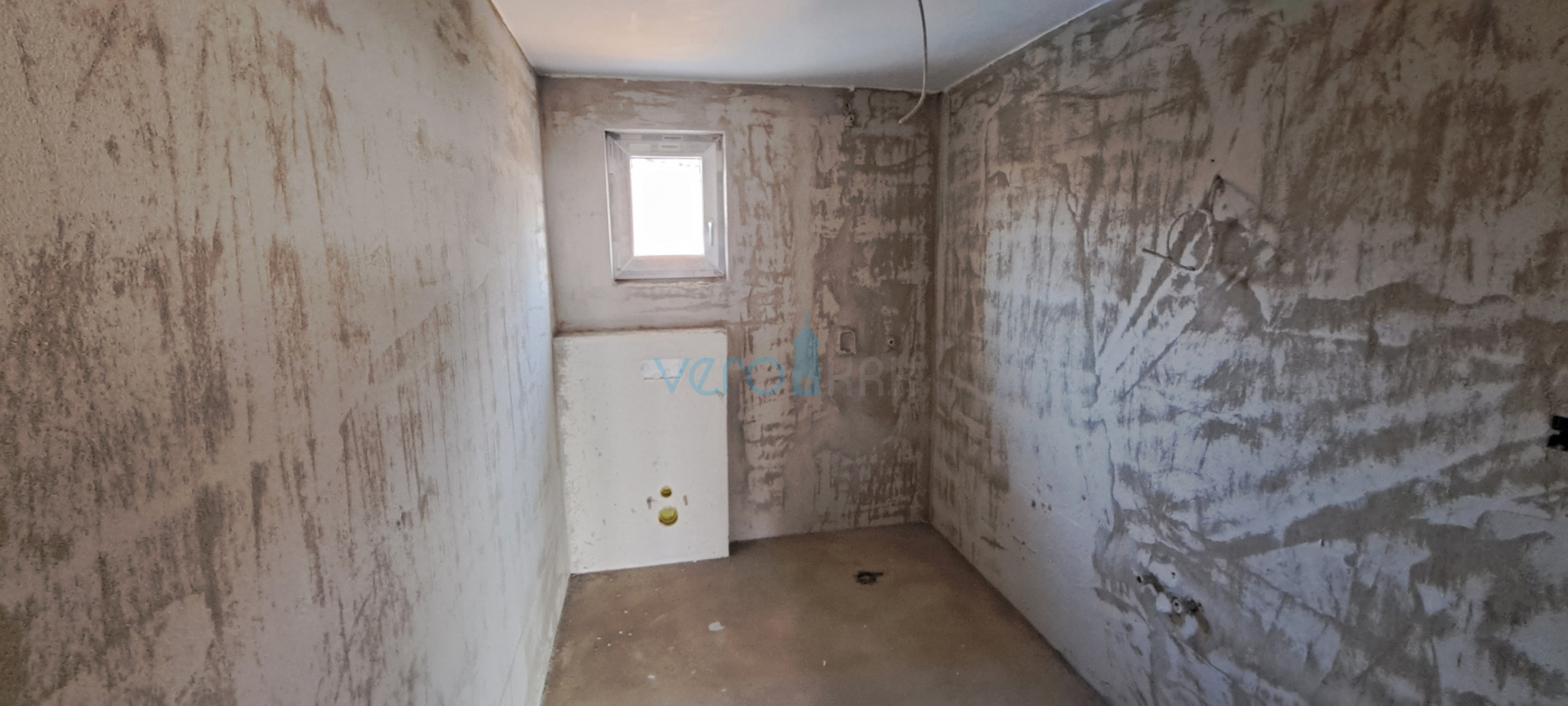 Malinska, wider area, two-bedroom apartment with living room under construction, for sale