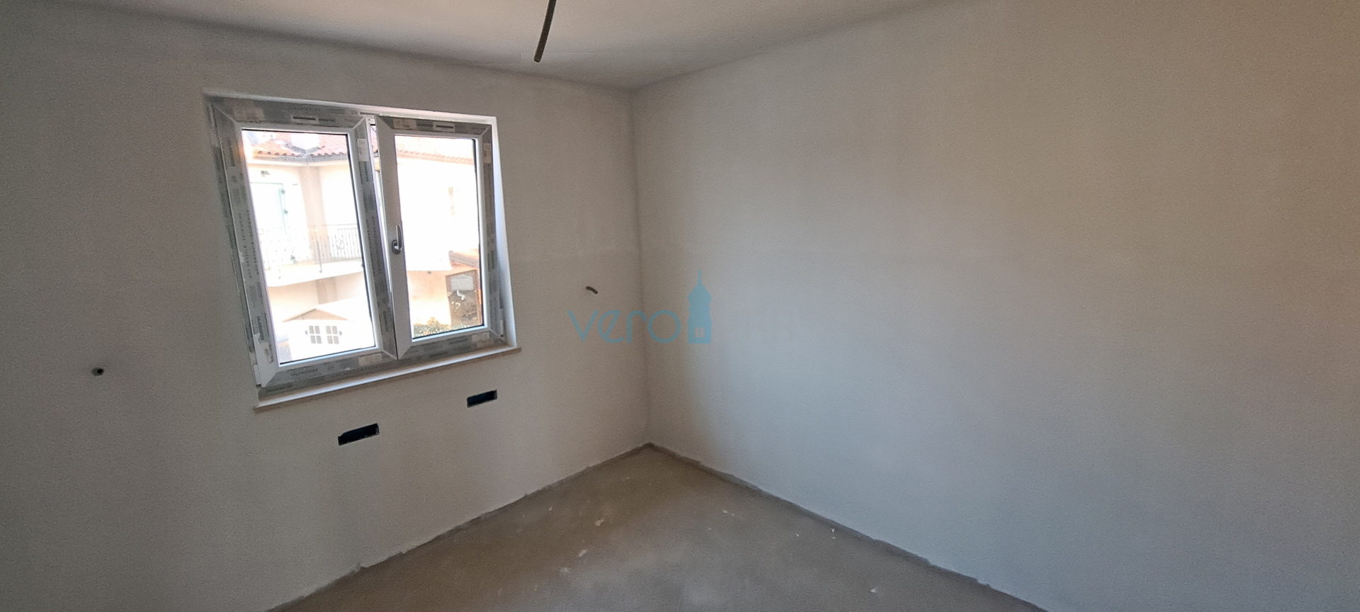 Malinska, wider area, two-bedroom apartment with living room under construction, for sale