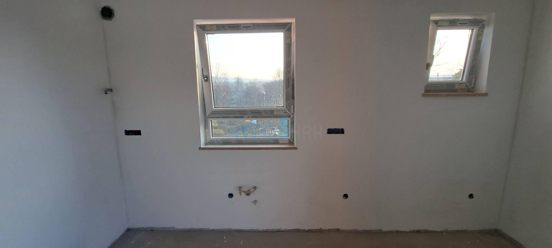 Malinska, weitere Umgebung, Zwei-Zimmer-Wohnung mit Wohnzimmer im Bau, zu verkaufen