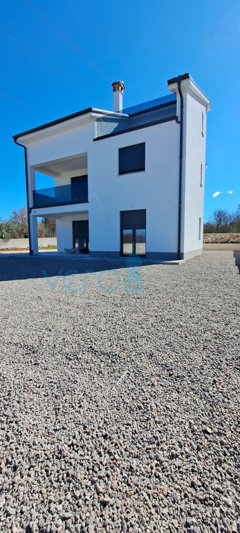 Malinska, wider surroundings, Newly built detached house 170 m2 with a beautiful view of the sea, for sale
