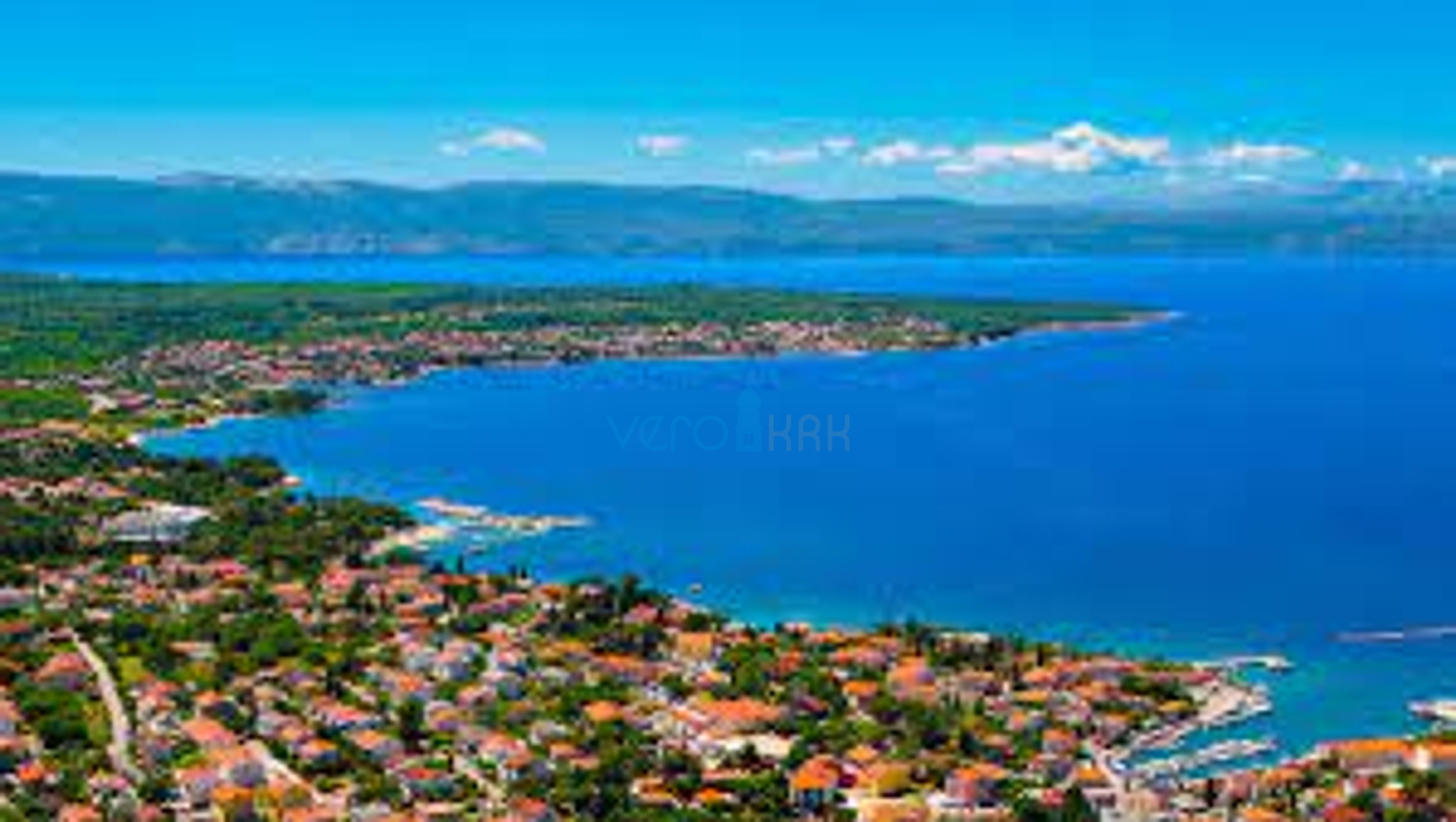 Malinska, građevinski teren, pogled, prodaja