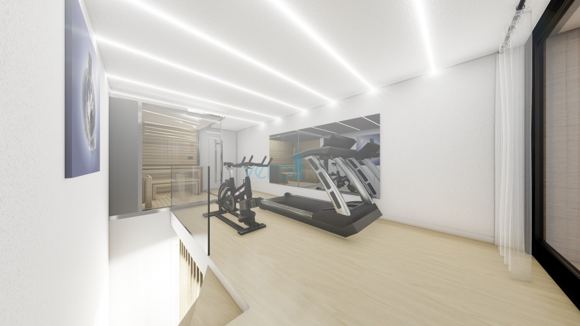 City of Krk, center, luxury apartment 90m2, garage, terrace
