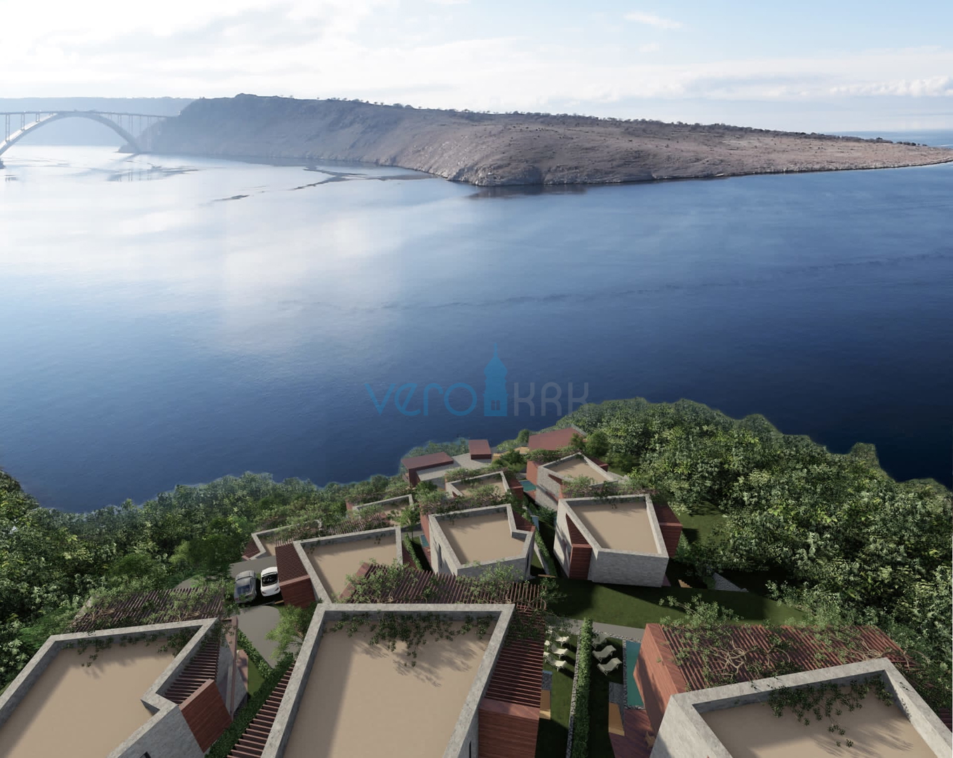 Kraljevica - građevinski teren za gradnju resorta, 10 vila, prodaja