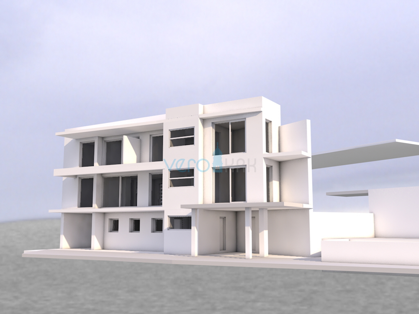 Kvarner, Novi Vinodolski, Klenovica - parcela 566m2, kuća s bazenom, pogled na more, prodaja