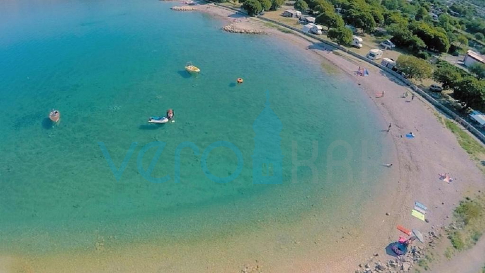 Novi Vinodolski, Klenovica - građevinski teren, pogled, 500m od mora, prodaja