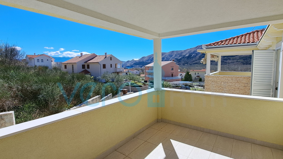 Baška, surroundings, semi-detached house with pool and sea view, for sale