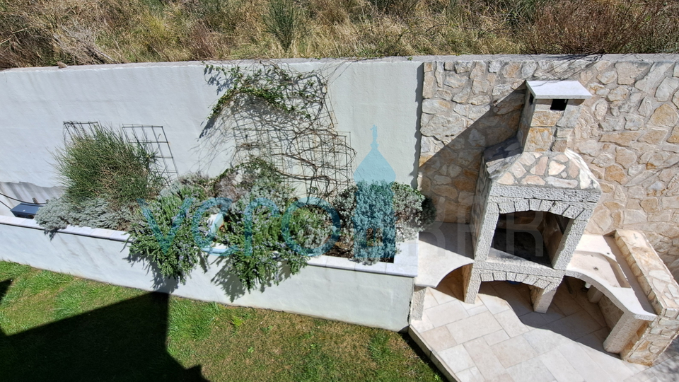 Baška, surroundings, semi-detached house with pool and sea view, for sale